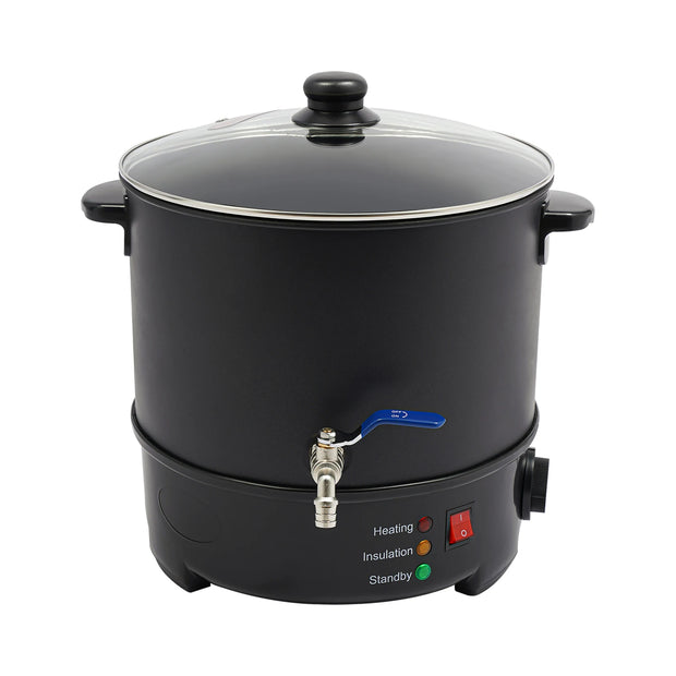 10L/10.57Qt Wax Melter for Candle Making 1000W Electric Wax Melting Pot Commercial Temperature Adjustable Wax Smelter w/ Faucet