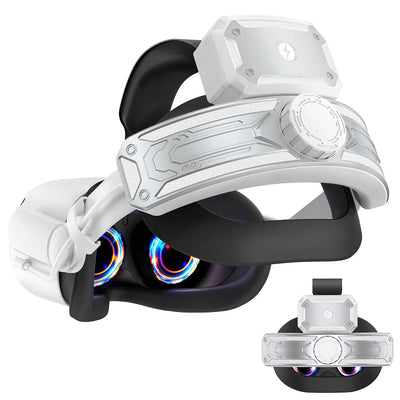 HUADAI New T2 Battery Head Strap Compatible with Oculus Quest 2 Elite Halo Strap 5200mAh Battery for Meta Quest2 VR Accessories