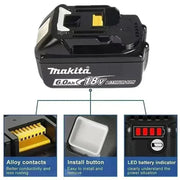 100%Original Makita 6Ah/5Ah/3Ah for Makita 18V Battery BL1830B BL1850B BL1850 BL1840 BL1860 BL1815 Replacement Lithium Battery