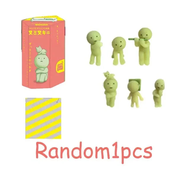 New Smiski Hippers Sonny Angel Blind Box Hippers Toilet Bath Living Party Series Recorative Mini Figure Doll Christma Toys Gift