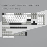 Womier 138 Keys Retro Brown Gray PBT Keycap Double Shot Cherry Profile Key caps for Cherry MX Switches Mechanical Gamer Keyboard