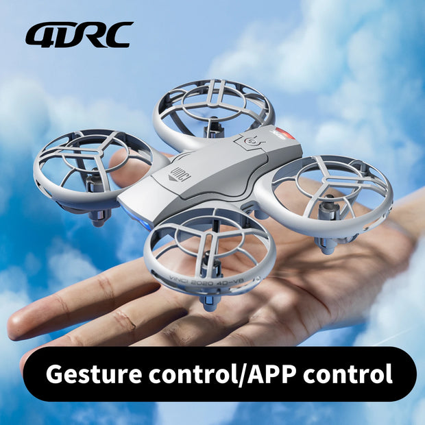 4DRC New V8 Mini Drone 6k profession HD Wide Angle Camera WiFi FPV RC Dron Height Keep Drones Helicopter Kids Toys Gifts