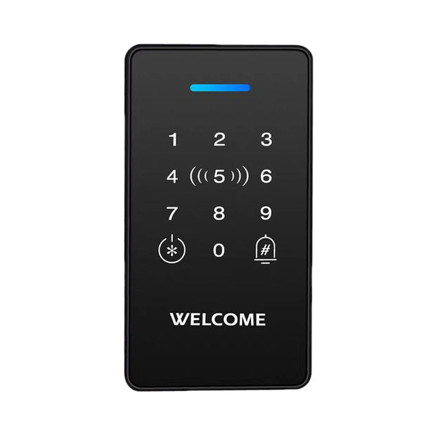 DC12V 24V NFC RFID Access Control Keyboard IP68 Waterproof Double Frequency 125 kHz Connection 13.56 MHz Touch Password Access