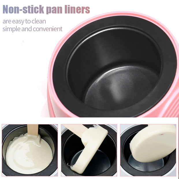 Premium Waxing Hot Melt Hard Wax Warmer for Hair Removal Sticks for Full Body Quick Heating wax Melt Warmer Hair Removal Easy