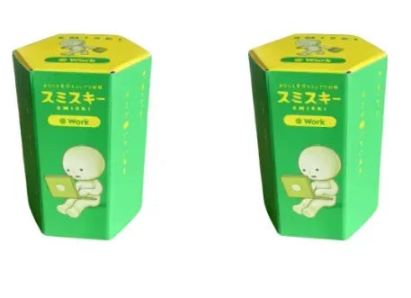 Smiski Worker Series Noctilucent Green Doll  Cute Surprise Creative Night Light Fairy Doll Decoration Halloween Gift