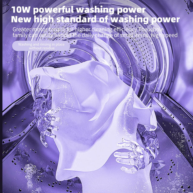 Folding Washing Machine Bucket for Clothes Socks Underwear Cleaning Washer Portable Small Travel Washing Machine EU/US/AU PLUG