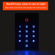 WiFi Tuya RFID Access Control Keypad Wireless IP68 Waterproof Access Controller Keyboard WG26/34 Phone APP Password Unlock