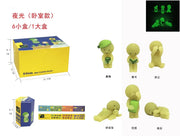 New Hot Smiski Worker Series Noctilucent Green Doll Blind Box Cute Surprise Creative Night Light Doll Decoration Xmas Gift Model