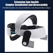 Adjustable Head Strap For Oculus Quest 2 VR Headwear Glasses Adjustable Improve Comfortable And Replaceable Headwear Accessorie