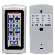 LED Backlight Metal Keypad Wiegand RFID Card Reader 125khz Access Control System Proximity Card Standalone 2000 Users Door Lock
