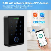 Awapow Access Control Kits CF1-WIFI Tuya Door Access Control System Security Protection IP66 Waterproof Digital Electronic Lock