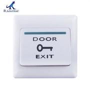 Access Control System Kit RFID Keypad Card Reader Power Supply &Exit Button&10pcs Keyfobs (Without Lock)