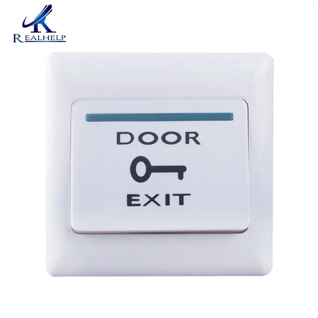 Access Control System Kit RFID Keypad Card Reader Power Supply &Exit Button&10pcs Keyfobs (Without Lock)