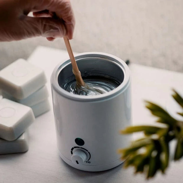 Mini Hair Removal Wax Heater, Unisex Paraffin Wax Heater, Facial Hand Hair Removal Wax Pot Heater US Plug-A58E